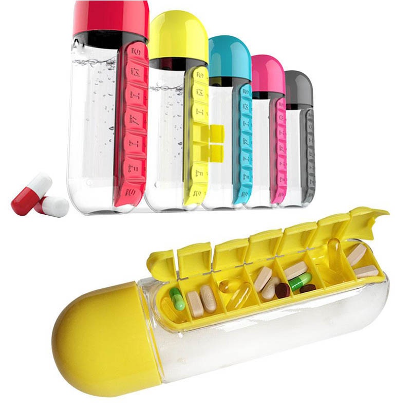 600ml Drug Pill Box Bottle