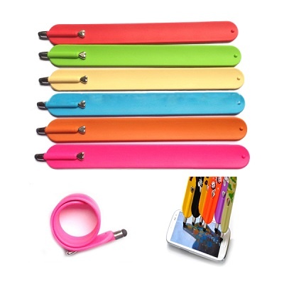 Silicone Slap Wrist Bracelet Capacitive Touch Screen Pen Sty