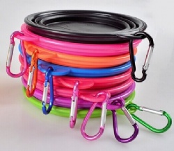 Collapsible Silicone Dog Bowls