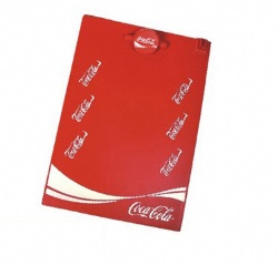 Advertising leather clip menu holder with different colors