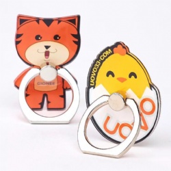 Custom Cartoon Acrylic Plastic Mobile Phone Ring Holder4*5CM