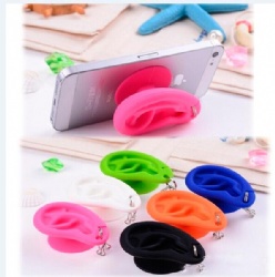Ear Shaped Silicone Winder/Key chain