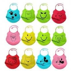 Food Grade Waterproof Soft Silicone Baby Bib