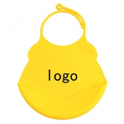 Baby Soft Silicone Waterproof Saliva Dripping Kid Feeding Bibs
