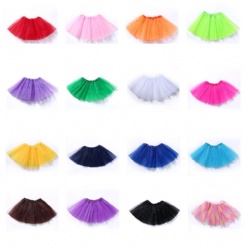 Girls Three Layers Organza Tutu Skirts