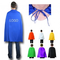 Satin Adult Super Hero Cape Single-layer