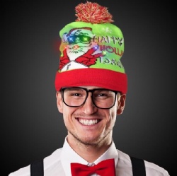 Holiday LED Knit Hat