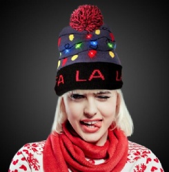 Holiday LED Knit Hat