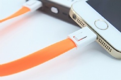 Charging Cable 20CM Noodle Flat Keychain