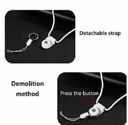 Rotatable and Detachable Universal Colorful Phone Lanyard