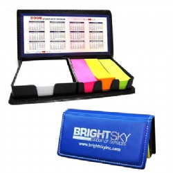 PU Memo Box with Sticky Note Pads