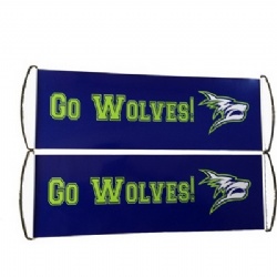 Custom Retractable Rolling Hand Banner