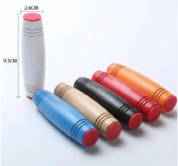 Fidget wooden rolling stick toy